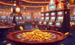Double Fortune slot game interface showing colorful Asian-themed symbols and reels