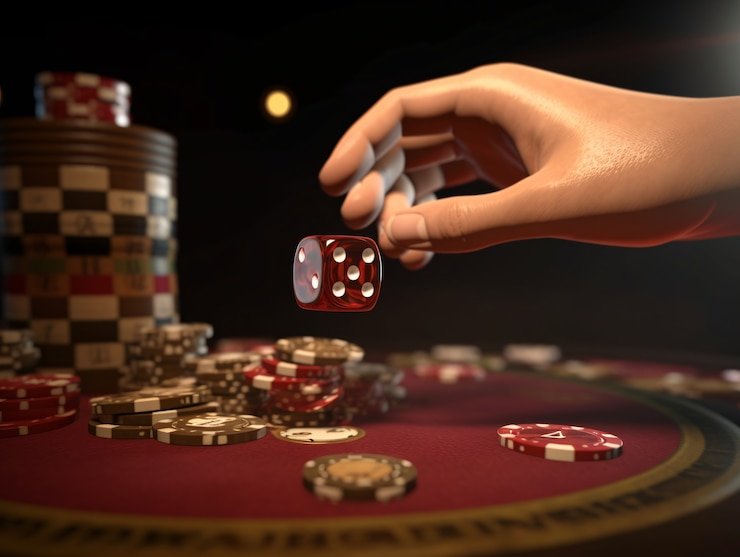 Live dealer baccarat table with professional croupier streaming in real-time